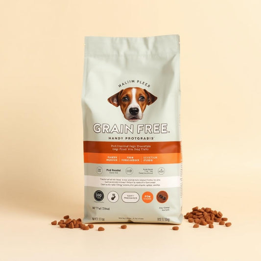 Premium Grain-Free Dog Food bag